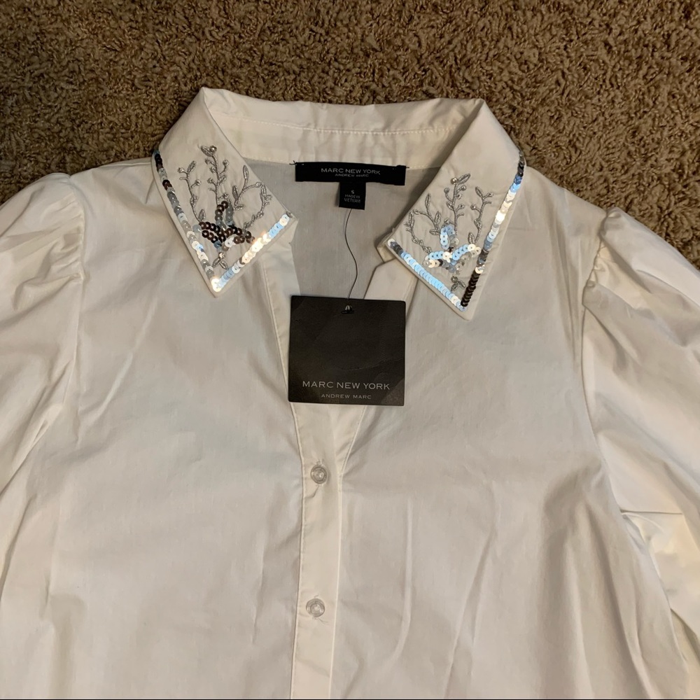SOLD | Marc New York White Button Down